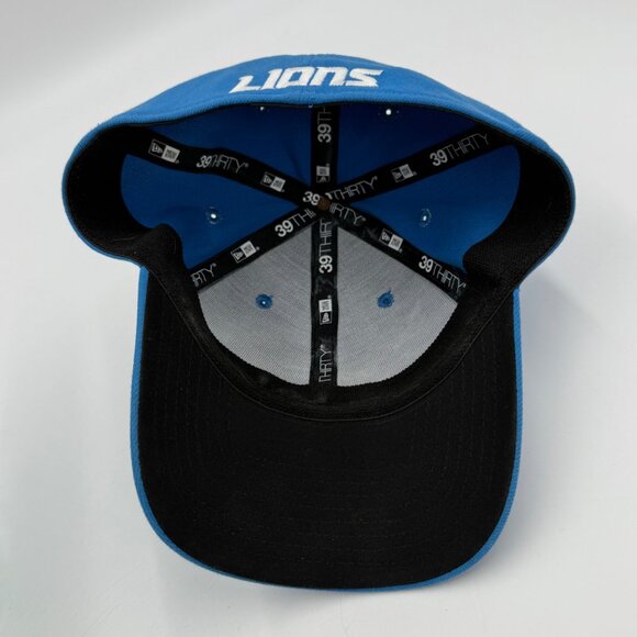 New Era 39THIRTY Detroit Lions Hat Light Blue Cap Fitted Size Medium/Large NFL - Picture 7 of 10